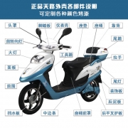 天路电动车塑料件